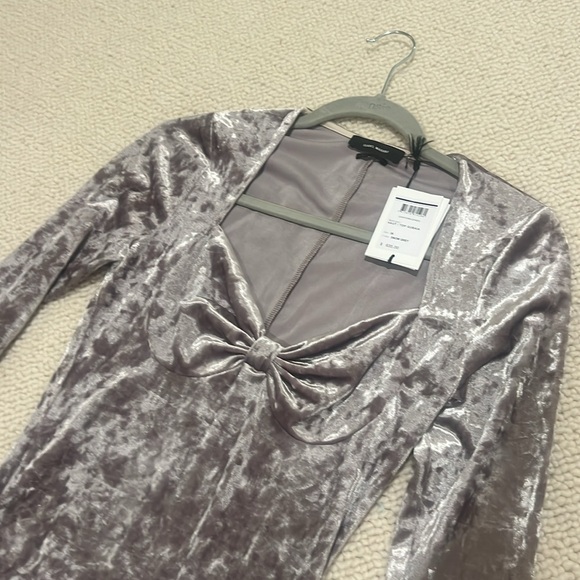 Isabel Marant velvet top in snow gray - Picture 3 of 4